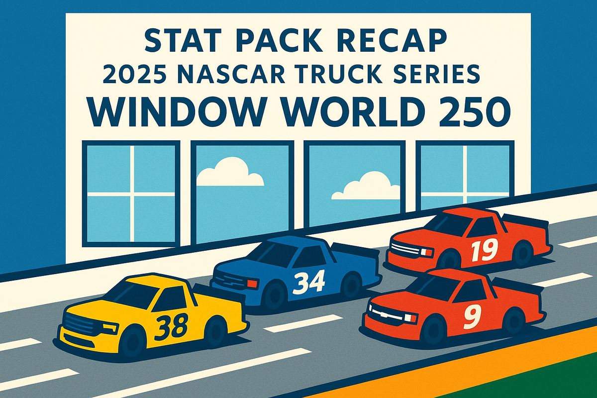Stat Pack Recap: 2025 NASCAR Truck Series Window World 250