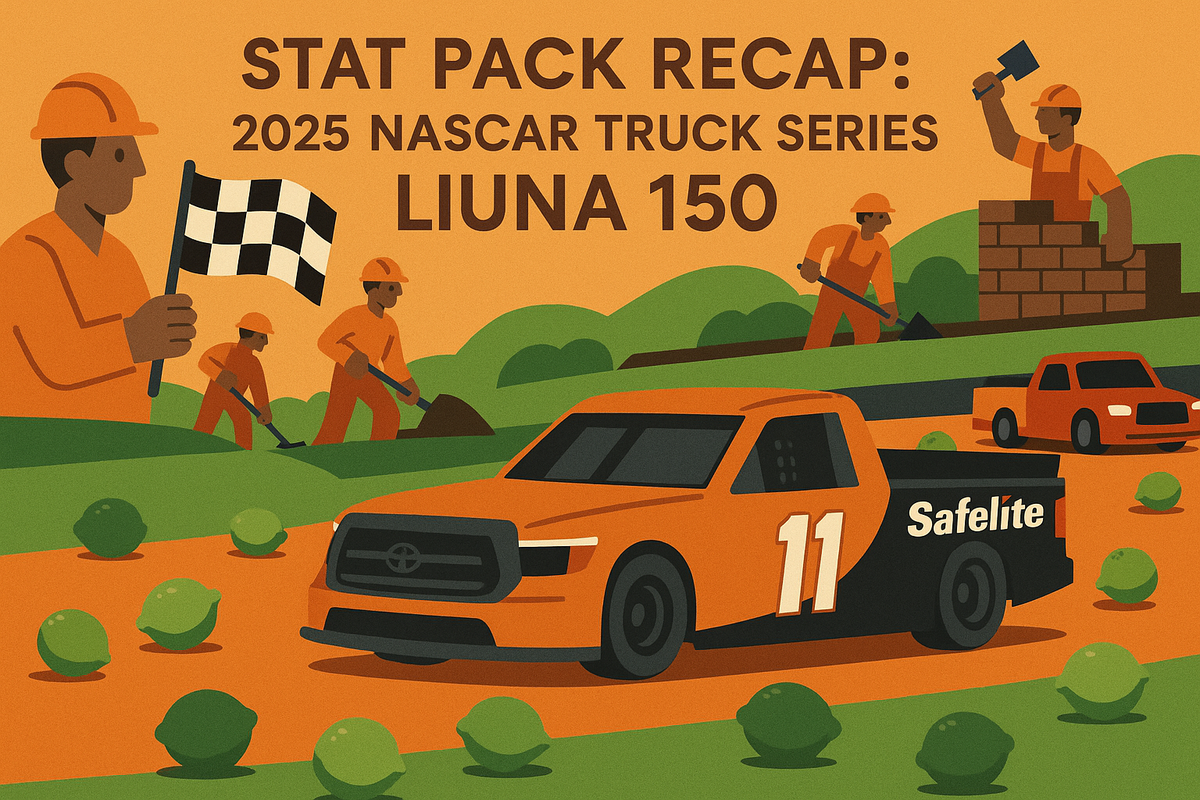 Stat Pack Recap: 2025 NASCAR Truck Series LIUNA 150