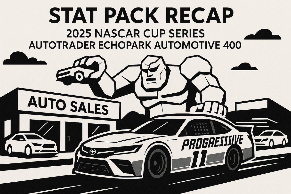 Stat Pack Recap: 2025 NASCAR Cup Series Autotrader EchoPark Automotive 400