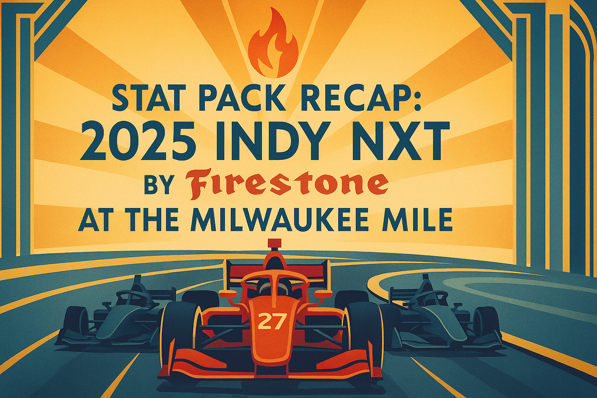 Stat Pack Recap: 2025 Indy NXT INDY NXT by Firestone at the Milwaukee Mile