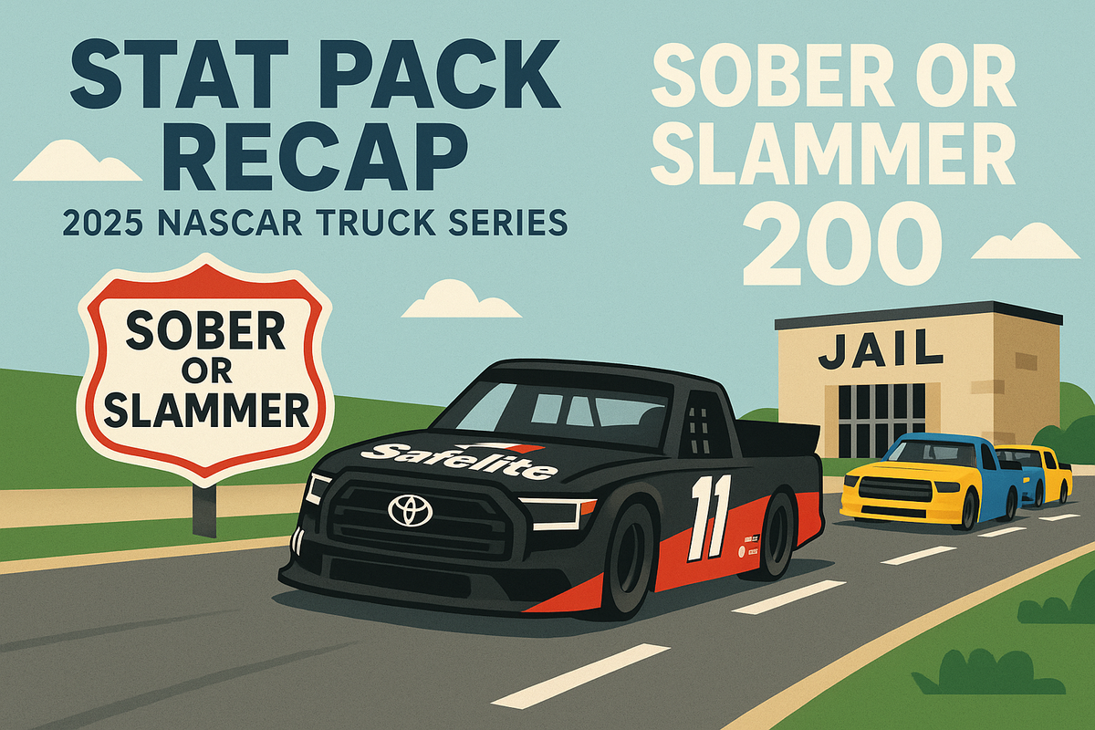 Stat Pack Recap: 2025 NASCAR Truck Series Sober or Slammer 200