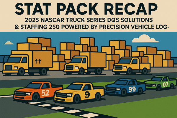Stat Pack Recap: 2025 NASCAR Truck Series DQS Solutions & Staffing 250 Powered by Precision Vehicle Logistics