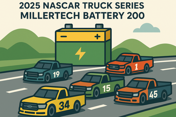 Stat Pack Recap: 2025 NASCAR Truck Series MillerTech Battery 200