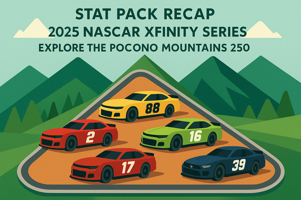 Stat Pack Recap: 2025 NASCAR Xfinity Series Explore the Pocono Mountains 250