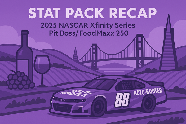 Stat Pack Recap: 2025 NASCAR Xfinity Series Pit Boss/FoodMaxx 250