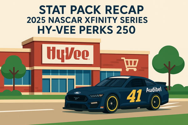 Stat Pack Recap: 2025 NASCAR Xfinity Series HyVee Perks 250