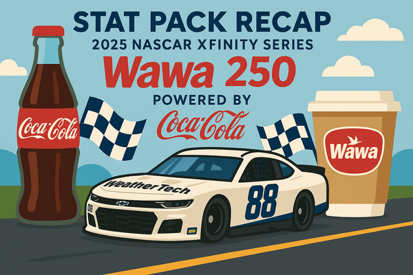 Stat Pack Recap: 2025 NASCAR Xfinity Series Wawa 250 Powered by Coca-Cola