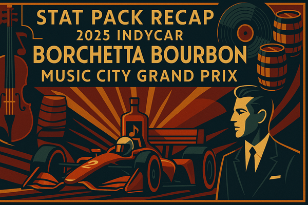 Stat Pack Recap: 2025 IndyCar Borchetta Bourbon Music City Grand Prix
