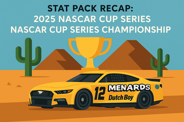 Stat Pack Recap: 2025 NASCAR Cup Series Championship