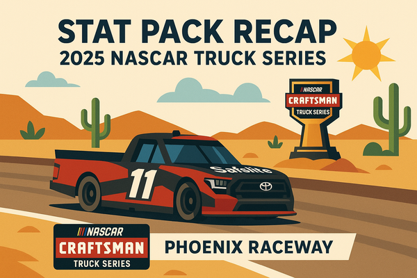 Stat Pack Recap: 2025 NASCAR Truck Series NASCAR CRAFTSMAN Truck Series Championship